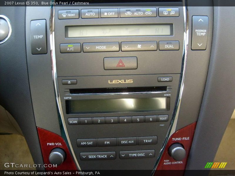 Blue Onyx Pearl / Cashmere 2007 Lexus ES 350