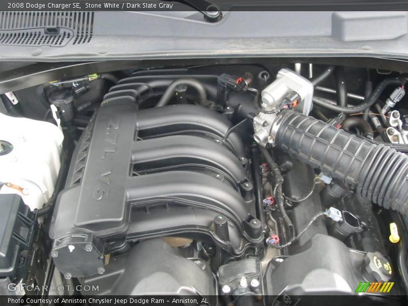 Stone White / Dark Slate Gray 2008 Dodge Charger SE