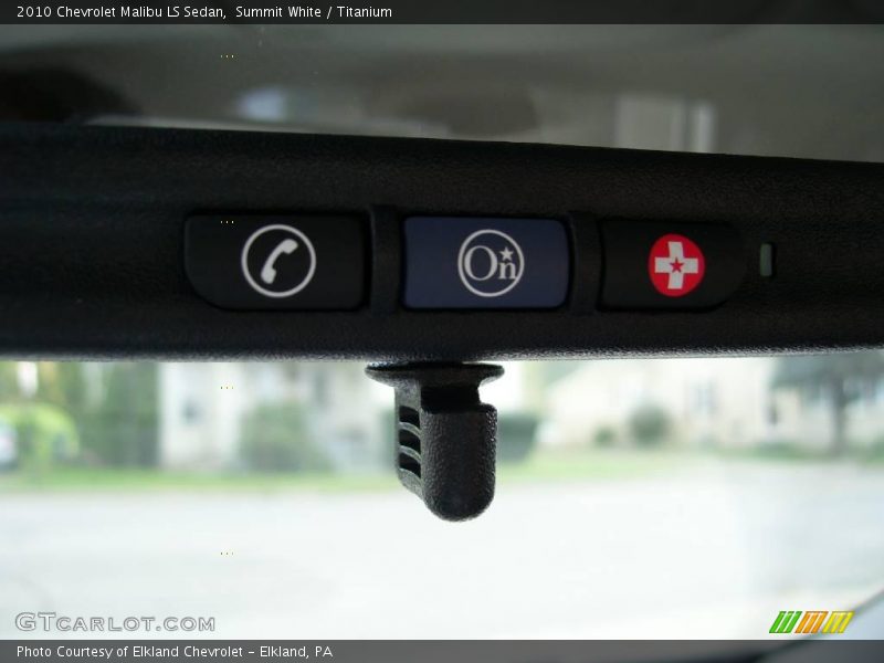 Summit White / Titanium 2010 Chevrolet Malibu LS Sedan