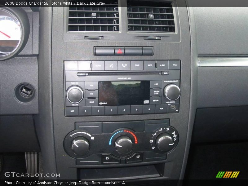Stone White / Dark Slate Gray 2008 Dodge Charger SE