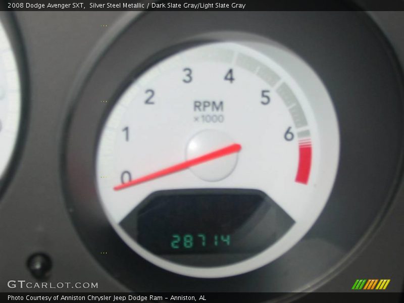 Silver Steel Metallic / Dark Slate Gray/Light Slate Gray 2008 Dodge Avenger SXT