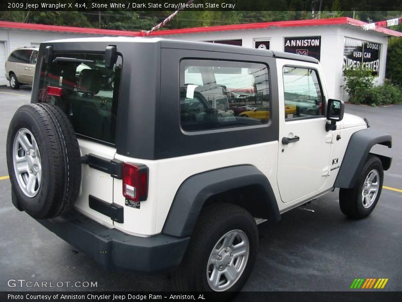 Stone White / Dark Slate Gray/Medium Slate Gray 2009 Jeep Wrangler X 4x4