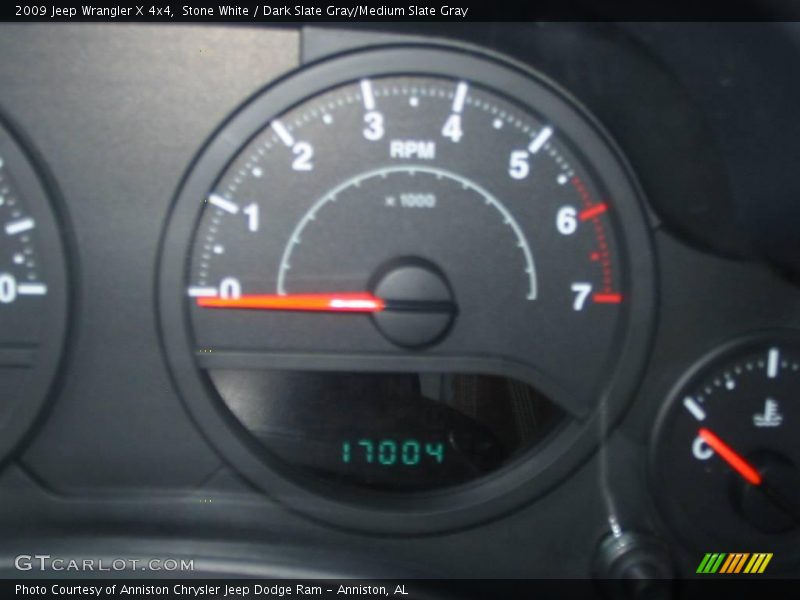 Stone White / Dark Slate Gray/Medium Slate Gray 2009 Jeep Wrangler X 4x4