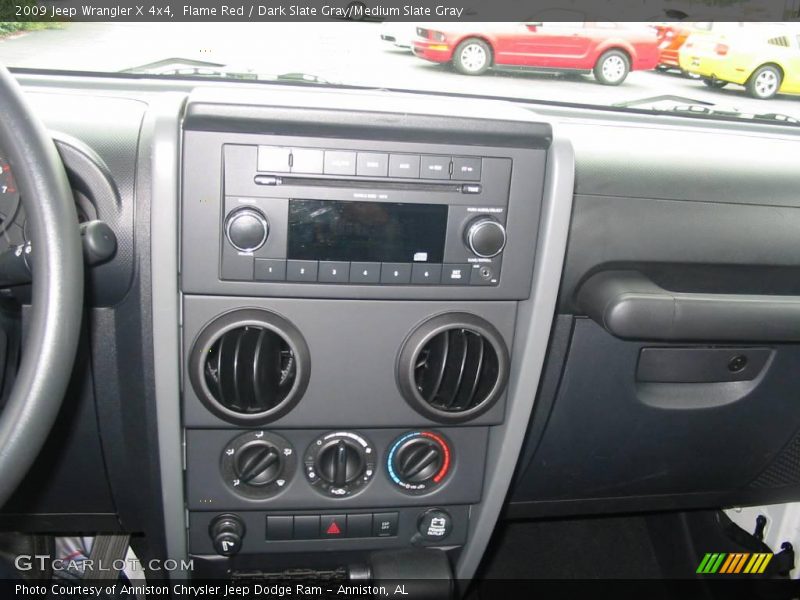 Flame Red / Dark Slate Gray/Medium Slate Gray 2009 Jeep Wrangler X 4x4