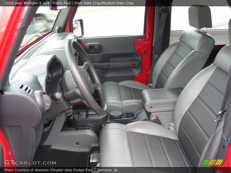 Flame Red / Dark Slate Gray/Medium Slate Gray 2009 Jeep Wrangler X 4x4
