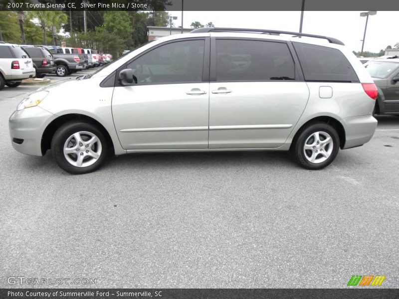 Silver Pine Mica / Stone 2007 Toyota Sienna CE