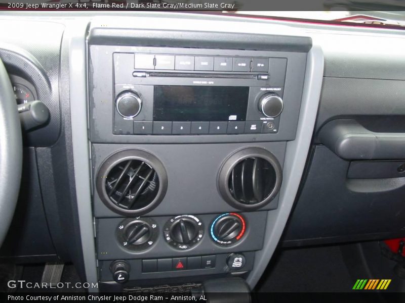 Flame Red / Dark Slate Gray/Medium Slate Gray 2009 Jeep Wrangler X 4x4