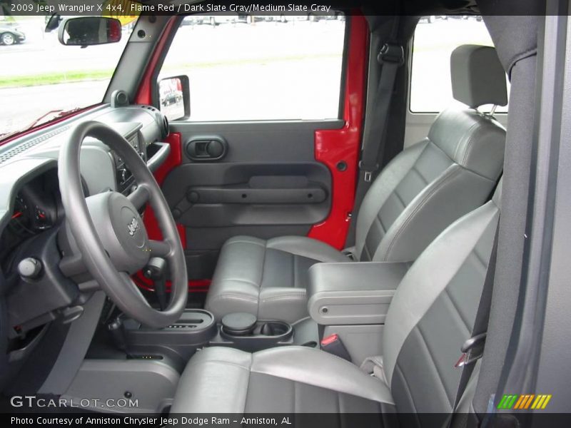 Flame Red / Dark Slate Gray/Medium Slate Gray 2009 Jeep Wrangler X 4x4