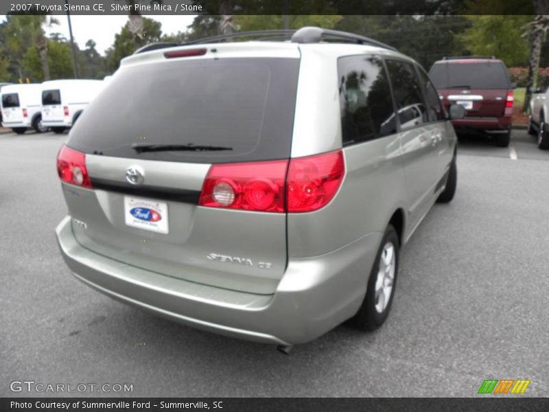 Silver Pine Mica / Stone 2007 Toyota Sienna CE