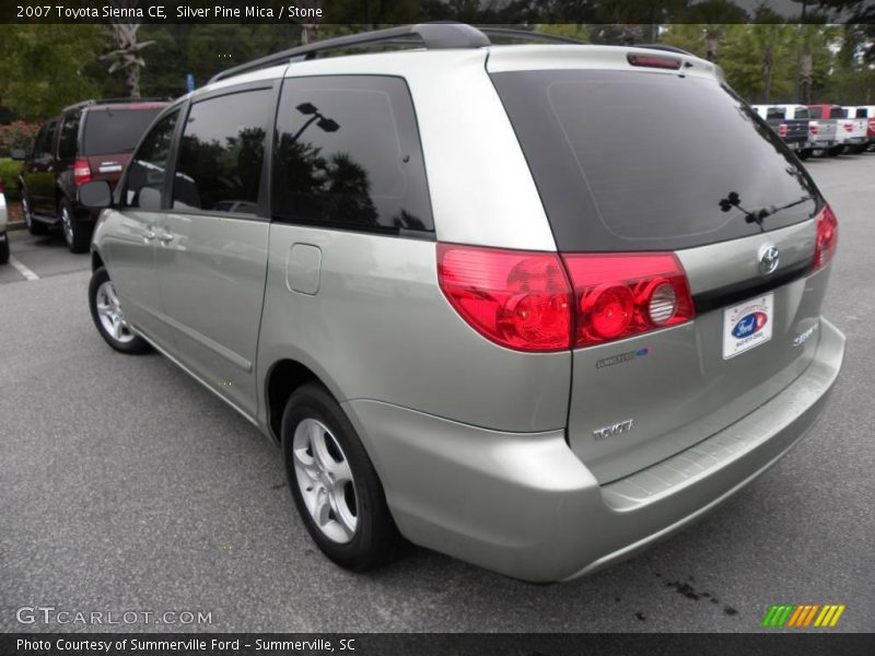 Silver Pine Mica / Stone 2007 Toyota Sienna CE