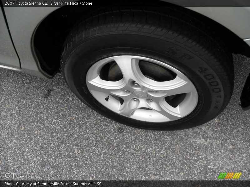 Silver Pine Mica / Stone 2007 Toyota Sienna CE