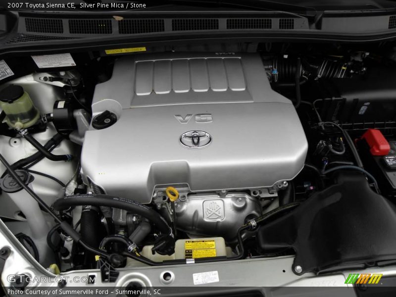 Silver Pine Mica / Stone 2007 Toyota Sienna CE