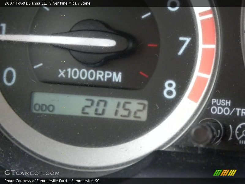 Silver Pine Mica / Stone 2007 Toyota Sienna CE