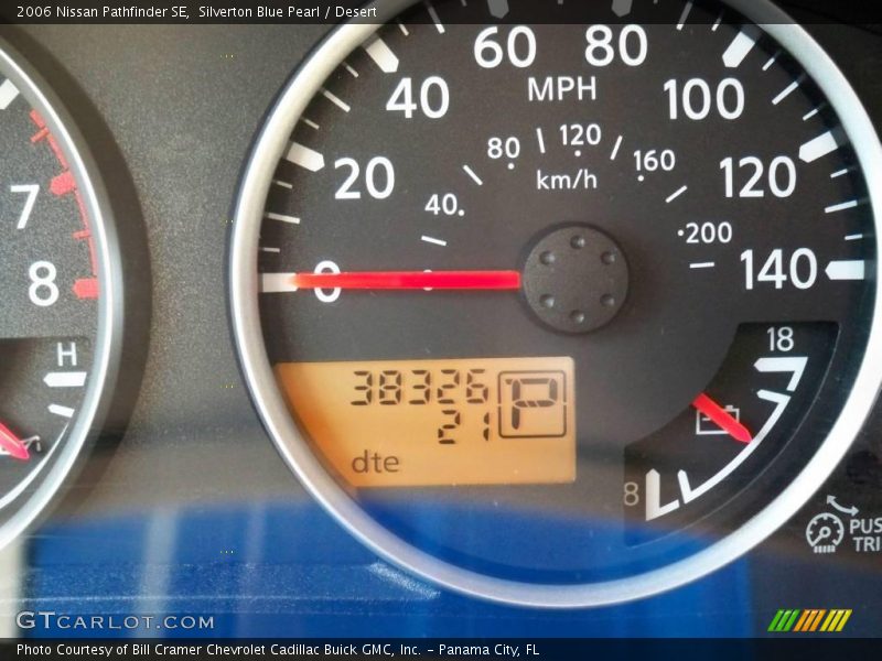 Silverton Blue Pearl / Desert 2006 Nissan Pathfinder SE