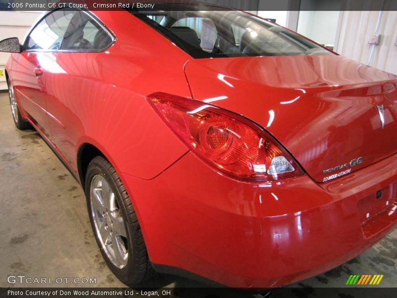 Crimson Red / Ebony 2006 Pontiac G6 GT Coupe