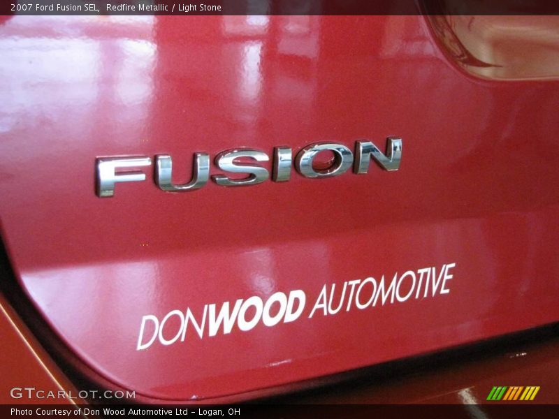 Redfire Metallic / Light Stone 2007 Ford Fusion SEL