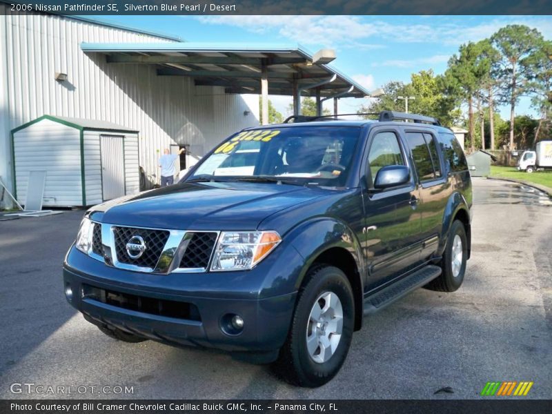 Silverton Blue Pearl / Desert 2006 Nissan Pathfinder SE