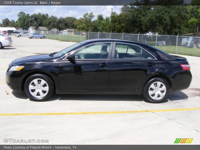 Black / Bisque 2008 Toyota Camry LE