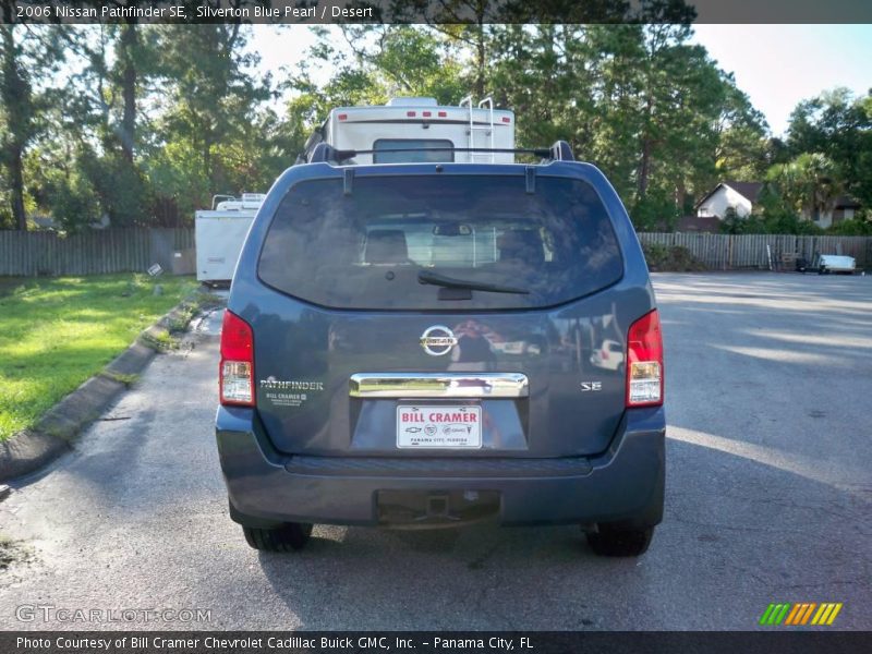 Silverton Blue Pearl / Desert 2006 Nissan Pathfinder SE