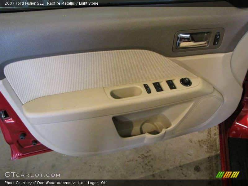Redfire Metallic / Light Stone 2007 Ford Fusion SEL