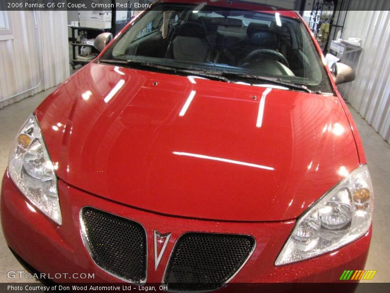 Crimson Red / Ebony 2006 Pontiac G6 GT Coupe