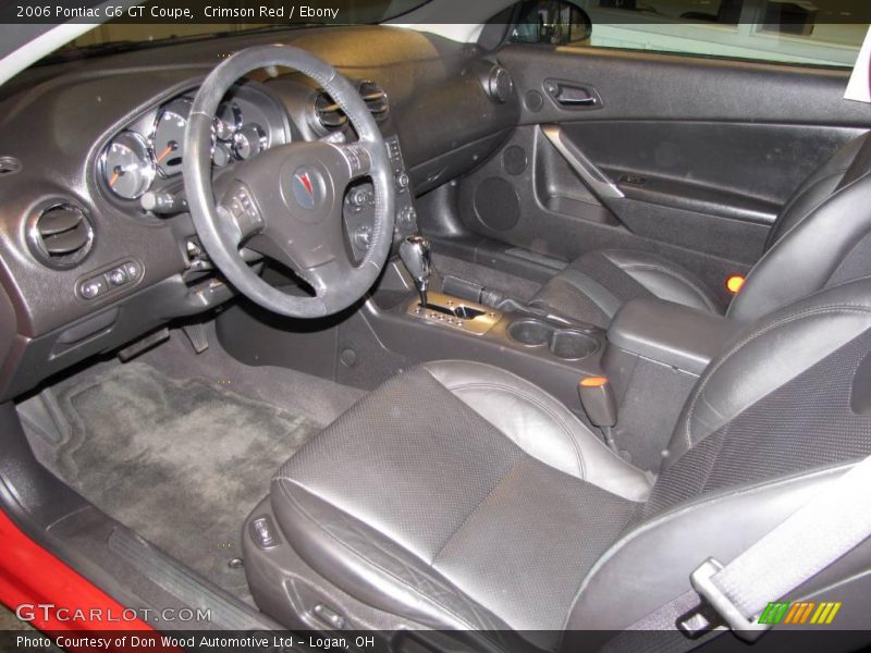 Crimson Red / Ebony 2006 Pontiac G6 GT Coupe