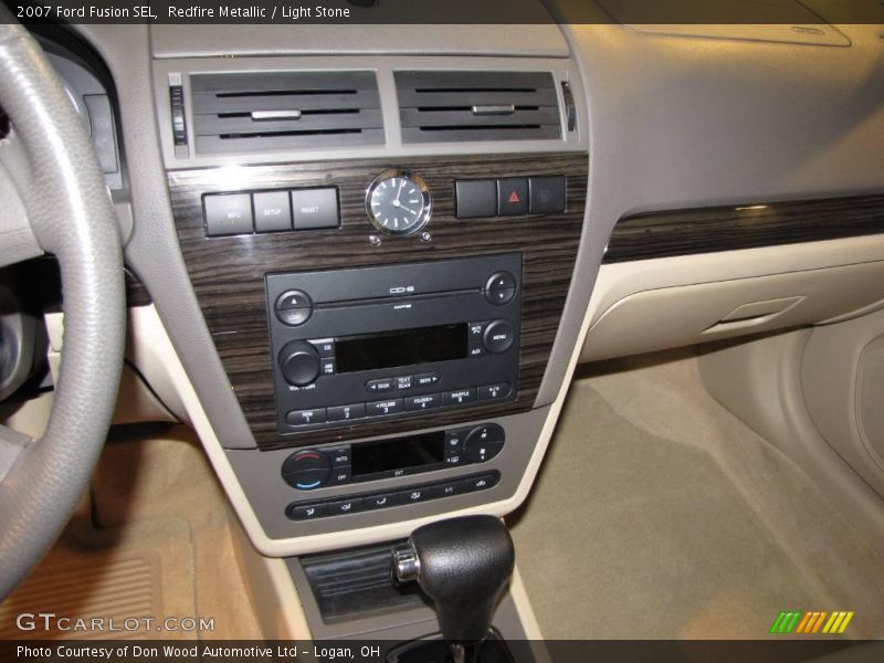 Redfire Metallic / Light Stone 2007 Ford Fusion SEL
