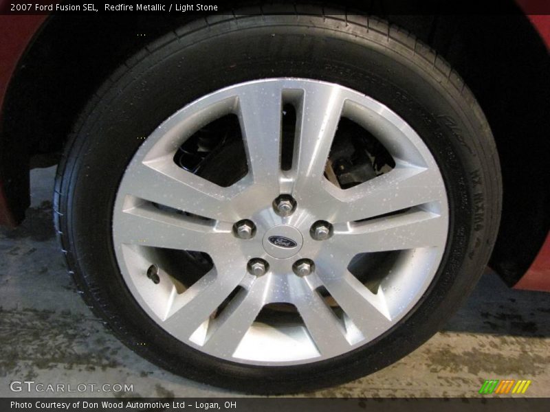 Redfire Metallic / Light Stone 2007 Ford Fusion SEL
