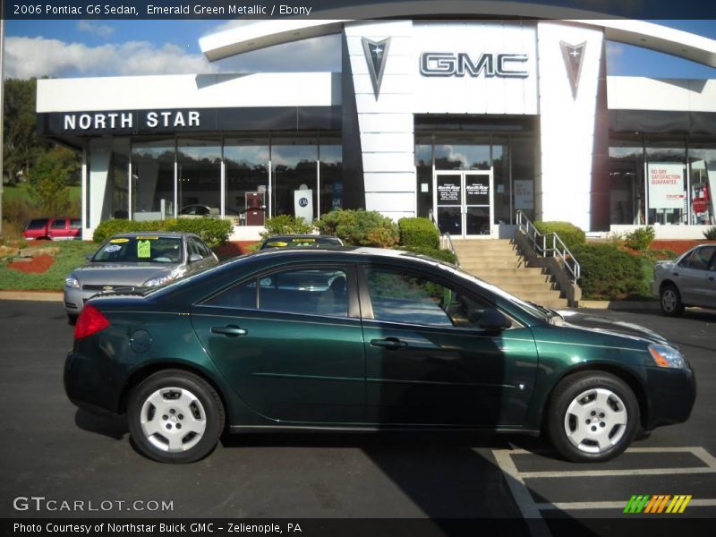 Emerald Green Metallic / Ebony 2006 Pontiac G6 Sedan