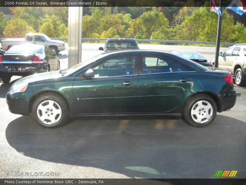 Emerald Green Metallic / Ebony 2006 Pontiac G6 Sedan