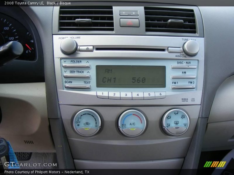 Black / Bisque 2008 Toyota Camry LE