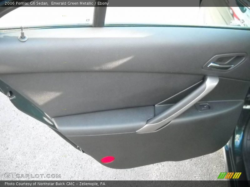 Emerald Green Metallic / Ebony 2006 Pontiac G6 Sedan