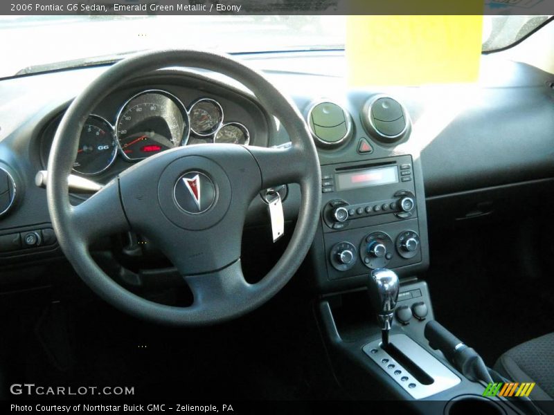 Emerald Green Metallic / Ebony 2006 Pontiac G6 Sedan