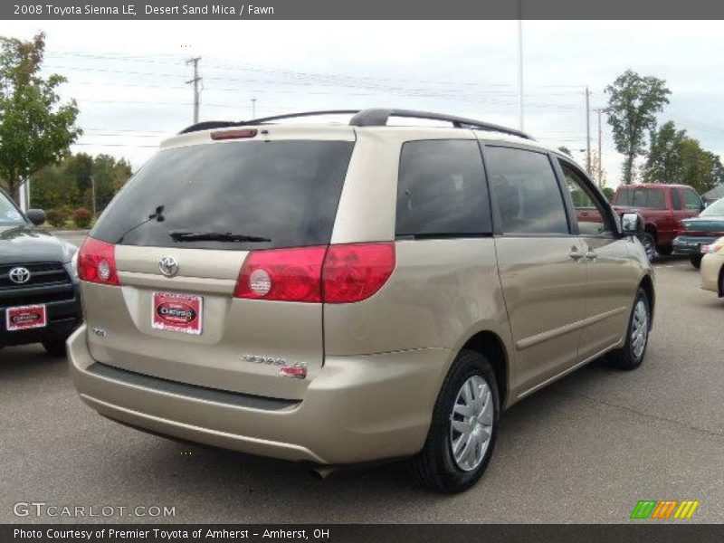 Desert Sand Mica / Fawn 2008 Toyota Sienna LE