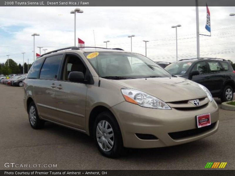 Desert Sand Mica / Fawn 2008 Toyota Sienna LE