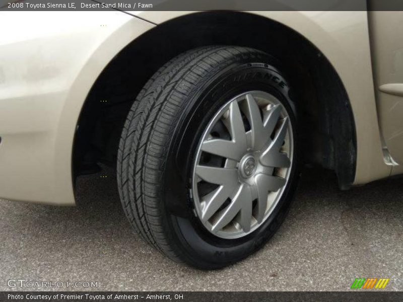 Desert Sand Mica / Fawn 2008 Toyota Sienna LE