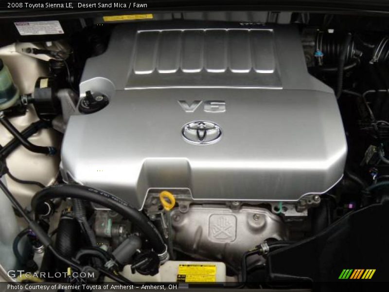 Desert Sand Mica / Fawn 2008 Toyota Sienna LE