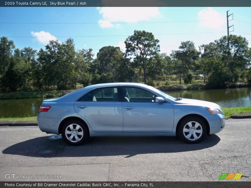 Sky Blue Pearl / Ash 2009 Toyota Camry LE