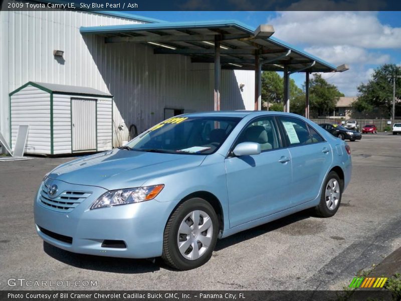 Sky Blue Pearl / Ash 2009 Toyota Camry LE