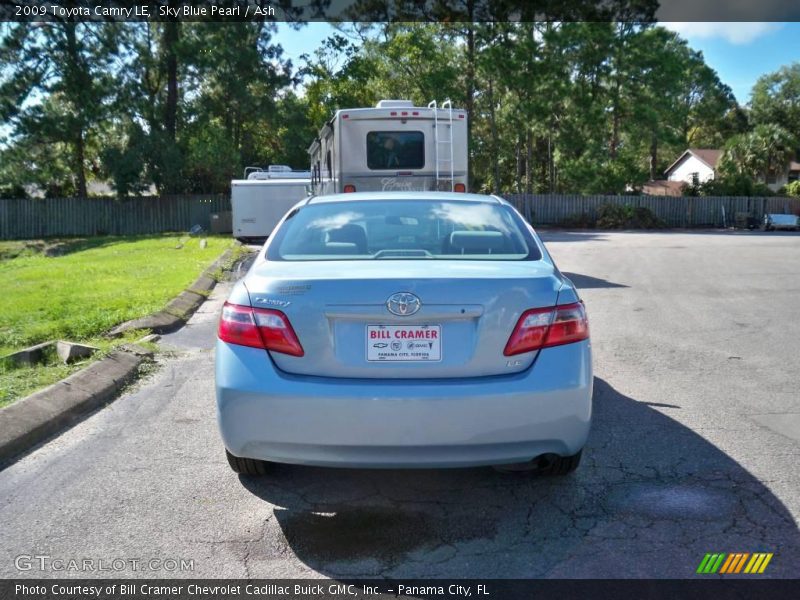 Sky Blue Pearl / Ash 2009 Toyota Camry LE