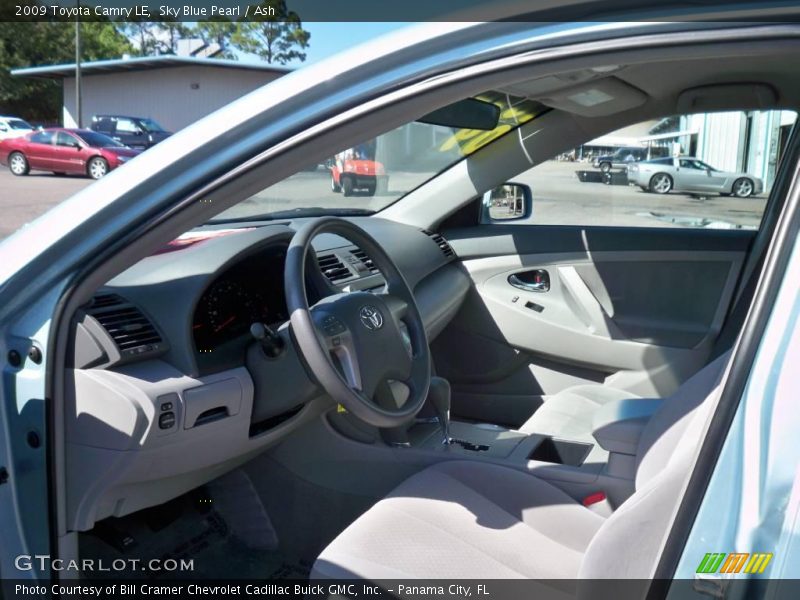 Sky Blue Pearl / Ash 2009 Toyota Camry LE