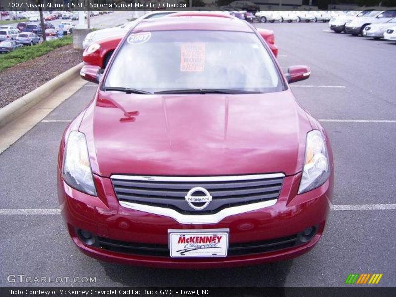 Sonoma Sunset Metallic / Charcoal 2007 Nissan Altima 3.5 SE