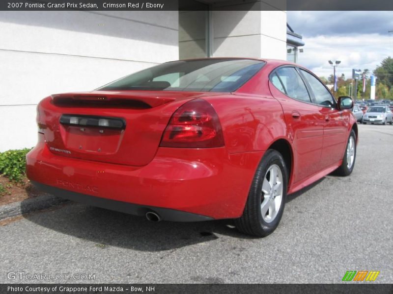 Crimson Red / Ebony 2007 Pontiac Grand Prix Sedan