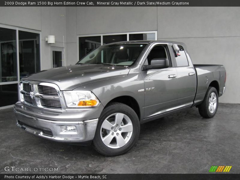 Mineral Gray Metallic / Dark Slate/Medium Graystone 2009 Dodge Ram 1500 Big Horn Edition Crew Cab