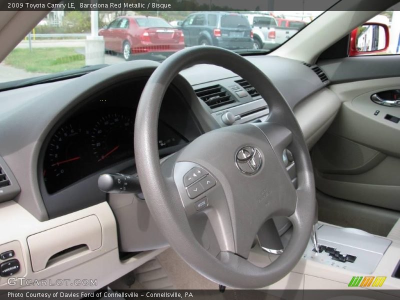 Barcelona Red Metallic / Bisque 2009 Toyota Camry LE