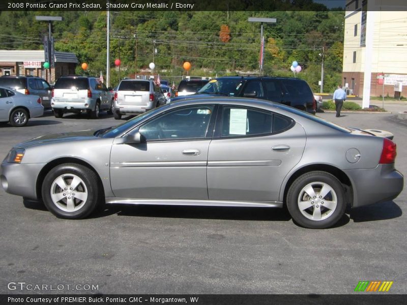 Shadow Gray Metallic / Ebony 2008 Pontiac Grand Prix Sedan