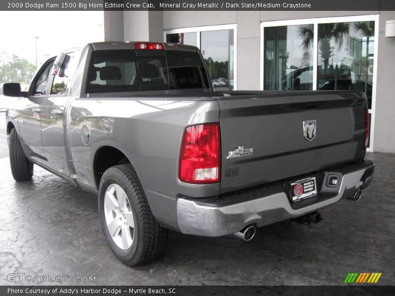 Mineral Gray Metallic / Dark Slate/Medium Graystone 2009 Dodge Ram 1500 Big Horn Edition Crew Cab