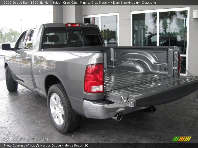 Mineral Gray Metallic / Dark Slate/Medium Graystone 2009 Dodge Ram 1500 Big Horn Edition Crew Cab