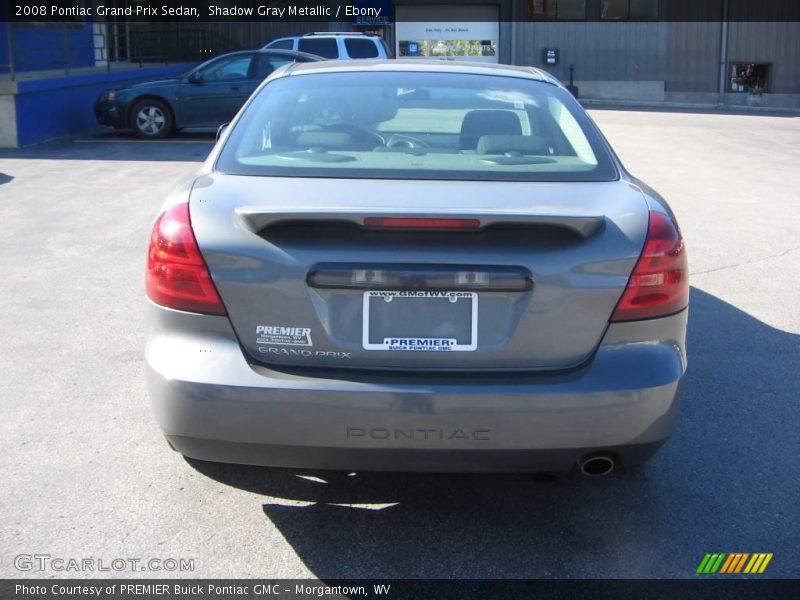 Shadow Gray Metallic / Ebony 2008 Pontiac Grand Prix Sedan