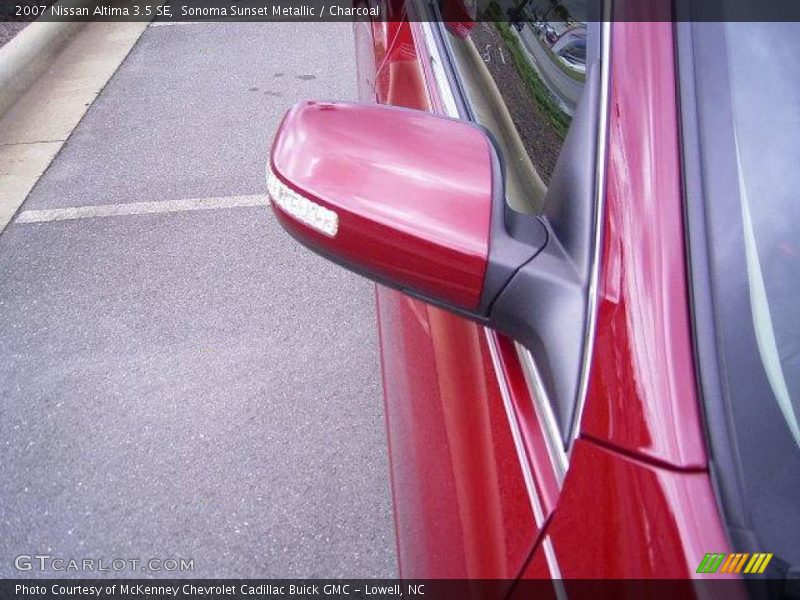 Sonoma Sunset Metallic / Charcoal 2007 Nissan Altima 3.5 SE
